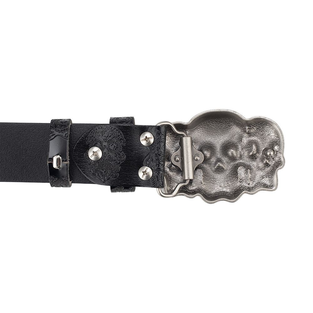 Designer Skull Future Vintage Belt Riveted Belts Menswear Accessories Size ONE SIZE - 2 Thumbnail