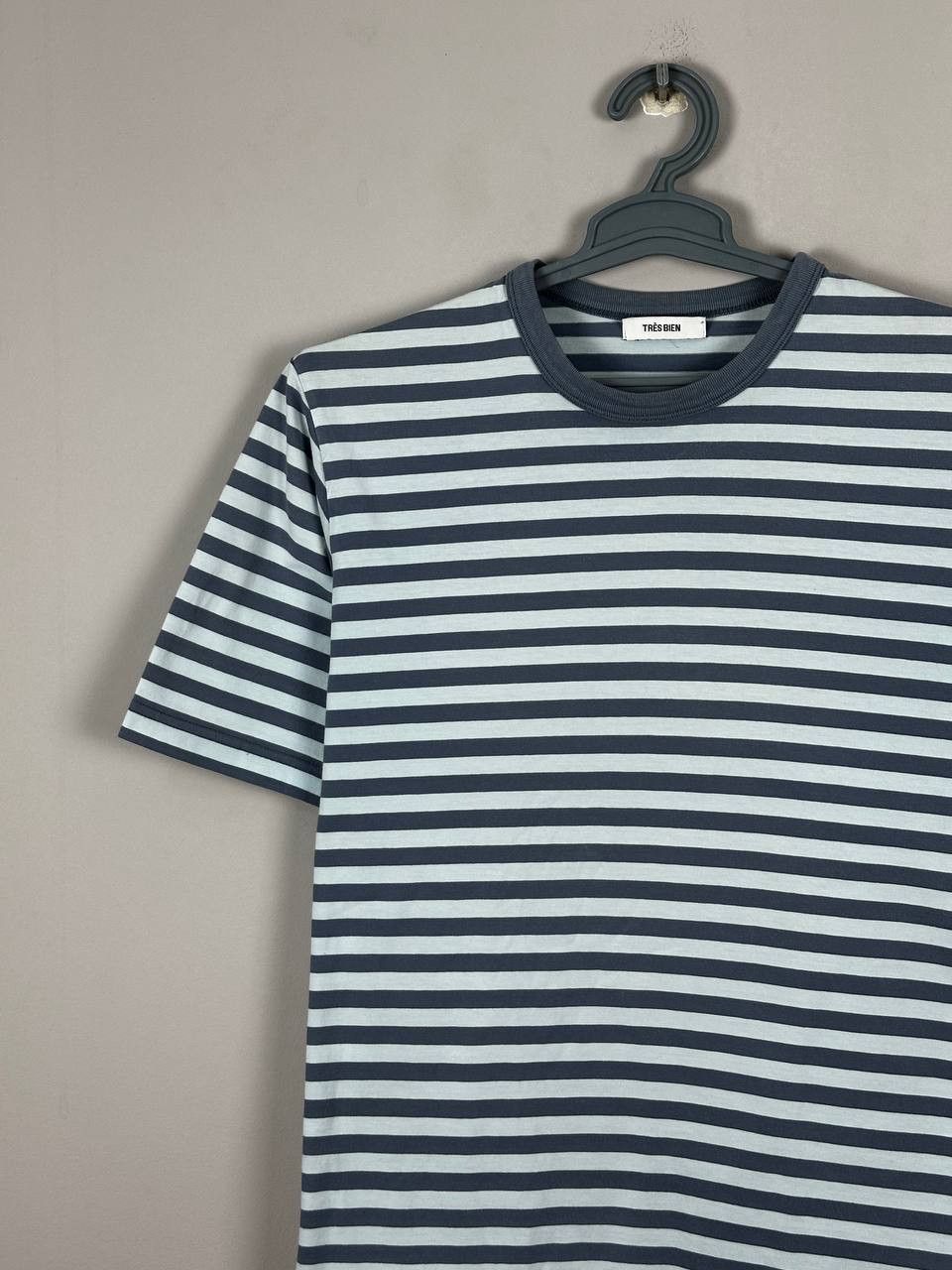 Tres Bien Tres Bien Luxury Casual Striped T Shirt Size US S / EU 44-46 / 1 - 3 Thumbnail