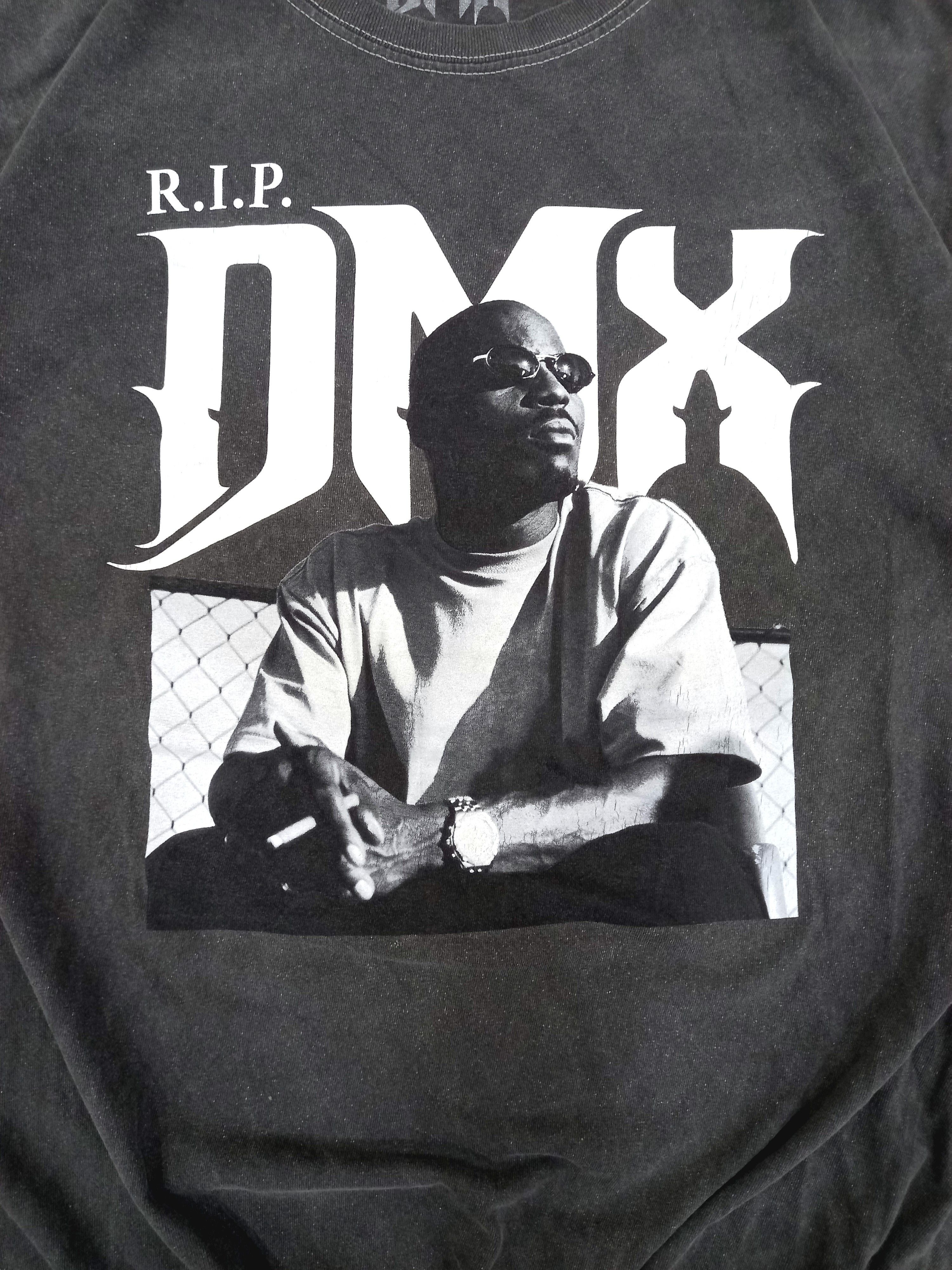 Rap Tees Black Washed RIP DMX Rap Tee Size US XL / EU 56 / 4 - 2 Thumbnail