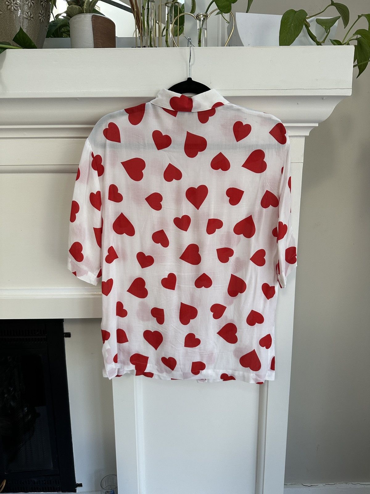 Sandro Button Up With Hearts All Over Size US S / EU 44-46 / 1 - 4 Thumbnail