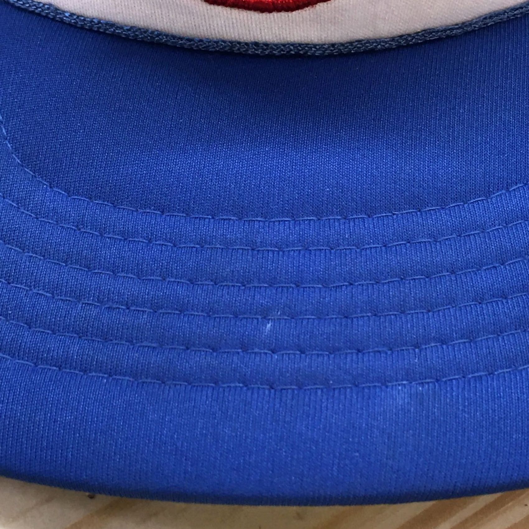 Logo 7 VMC Fish Hooks Trucker Hat Mens Blue OS Adjustable Curved Brim Embroidered Logo Size ONE SIZE - 4 Thumbnail