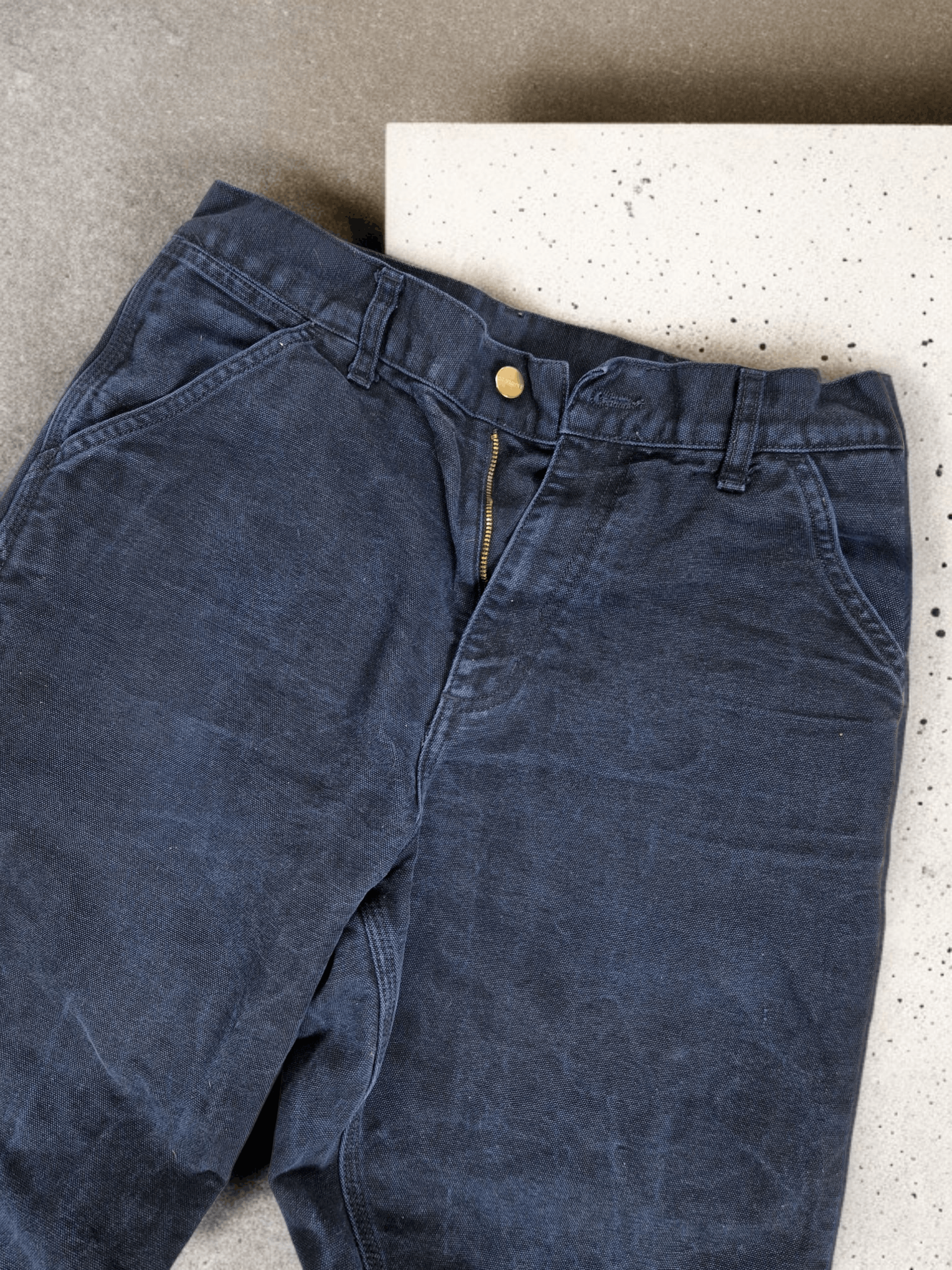 Carhartt Carhartt WIP Double Knee Pant Stone Washed Black Carpenter Size US 30 / EU 46 - 4 Thumbnail