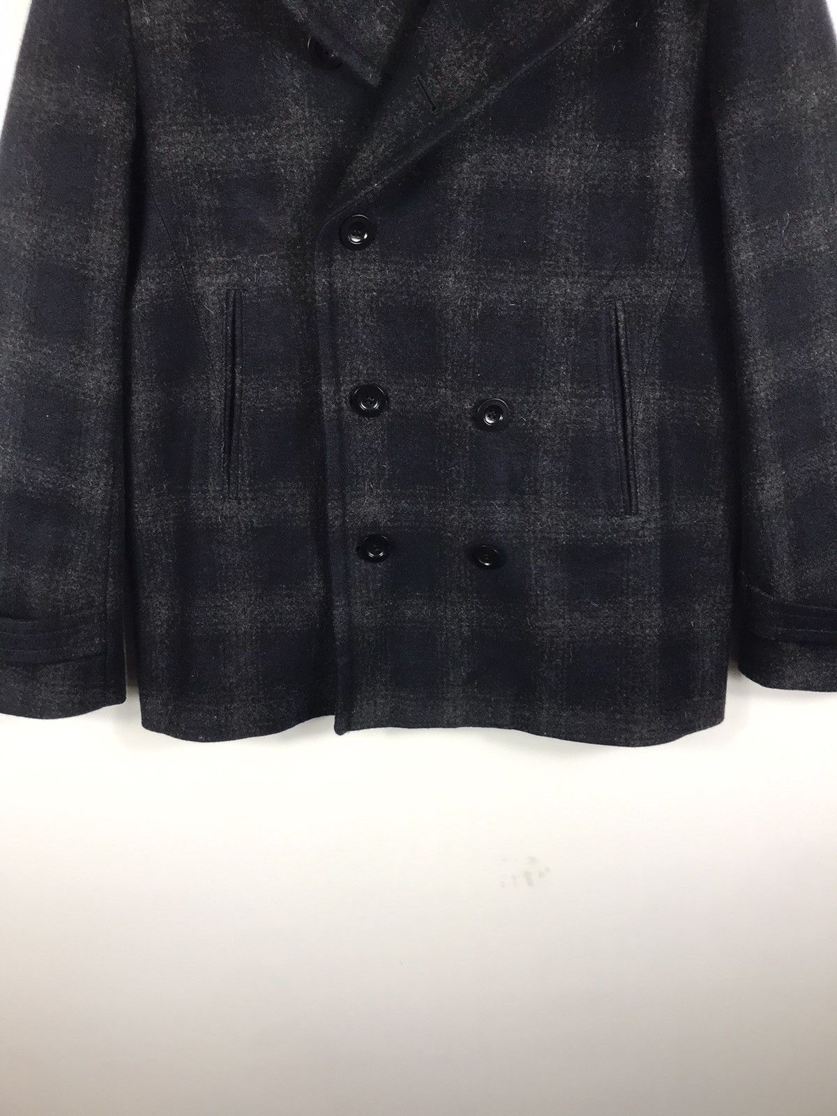 Edifice Japan 🔥417 Edifice Wool Double Breast Peacoat Size US L / EU 52-54 / 3 - 5 Thumbnail