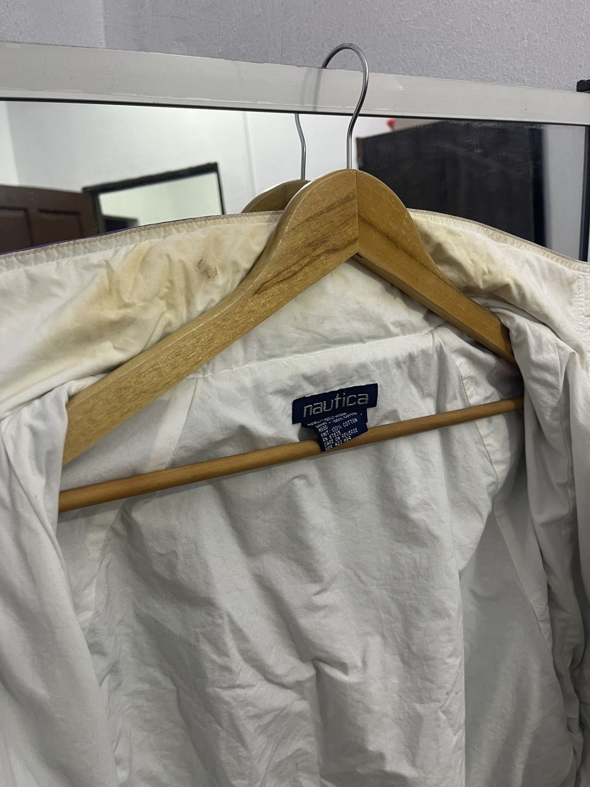 Nautica Vintage Nautica Sailing Spellout Jacket Hidden Hood Size US M / EU 48-50 / 2 - 9 Thumbnail