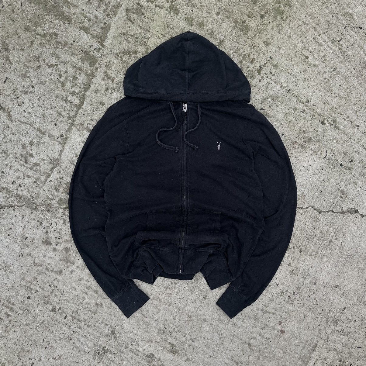 Vintage Allsaints Zip Hoodie Small Logo Y2K 00s UsA
