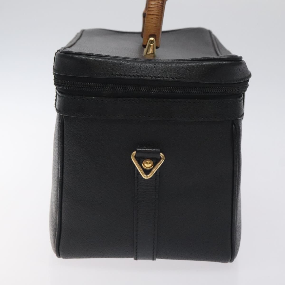 Gucci GUCCI Bamboo Handbag Leather Black Gold 013 122 013 122 Size ONE SIZE - 4 Thumbnail