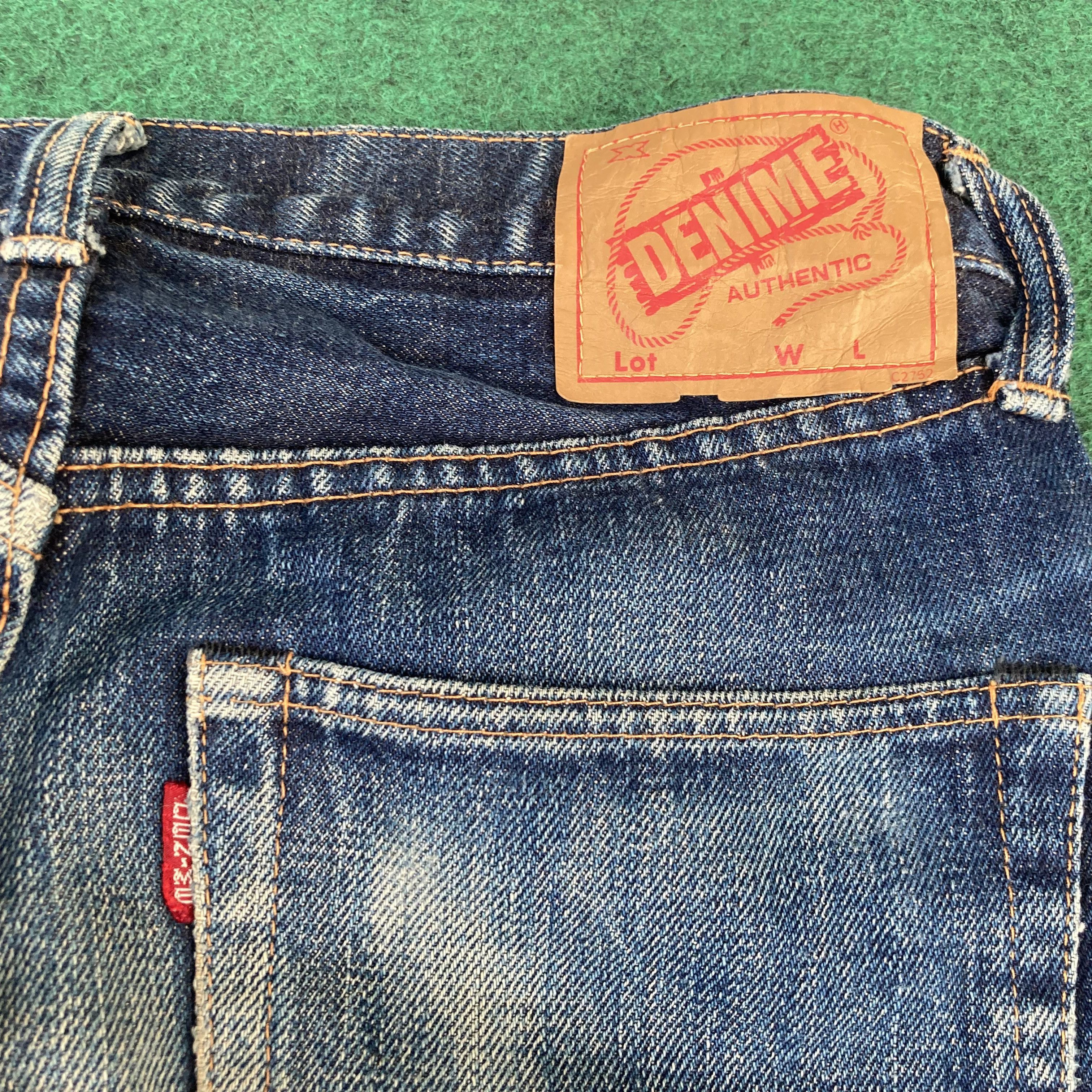 Denime 29x30.5 Vintage Denime Selvedge Honeycombs Osaka Denim Jeans Size US 29 - 18 Thumbnail
