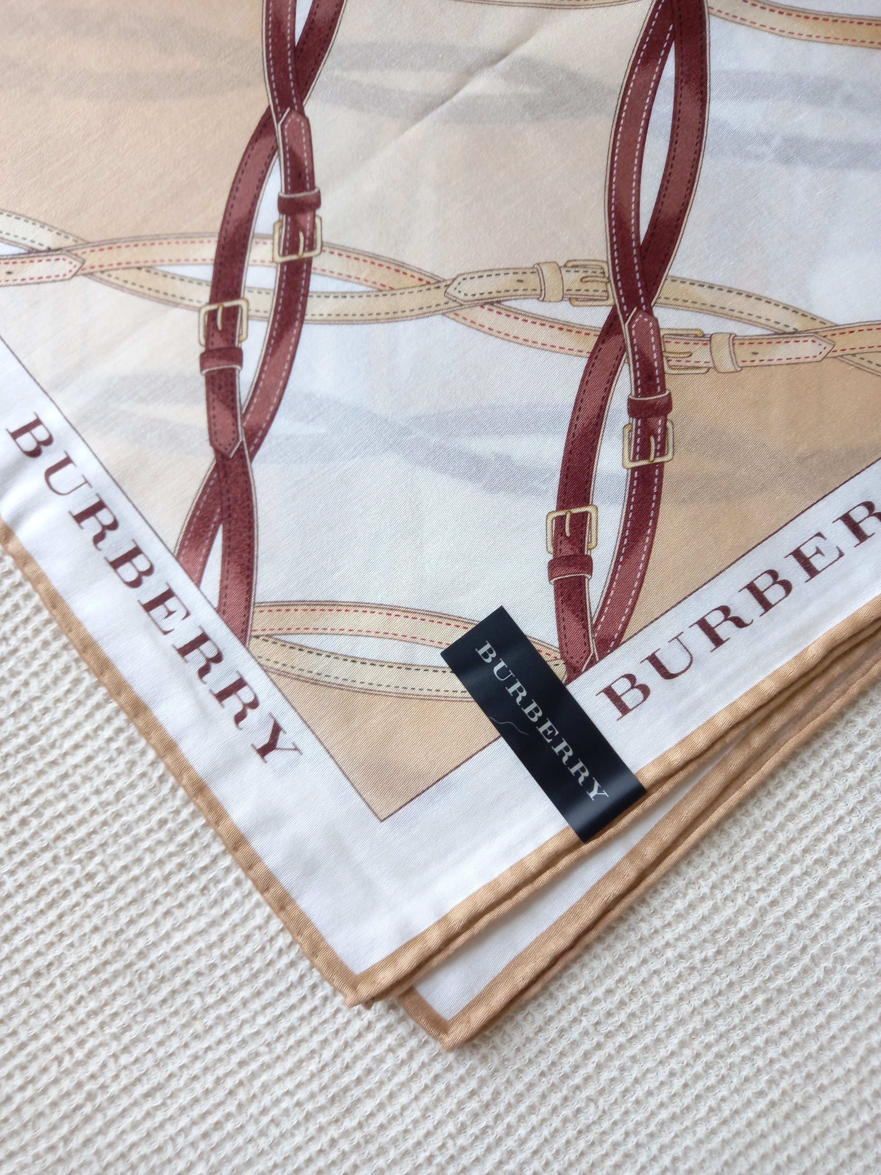Burberry × Vintage NEW Burberry bandana/handkerchief/scarf Size ONE SIZE - 1 Thumbnail