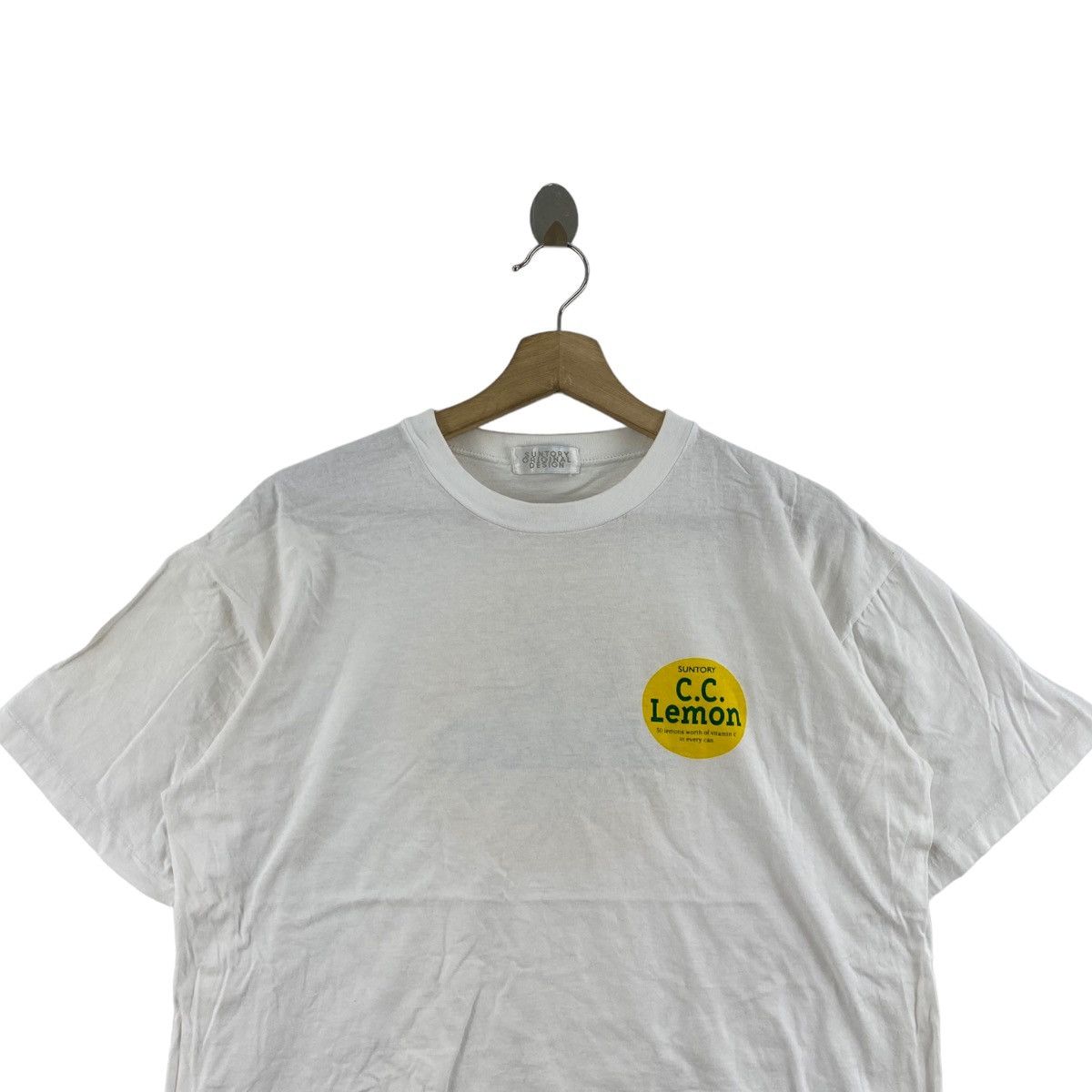 Vintage Vintage SUNTORY CC LEMON Drinks Advertisment Print White Size US M / EU 48-50 / 2 - 4 Thumbnail