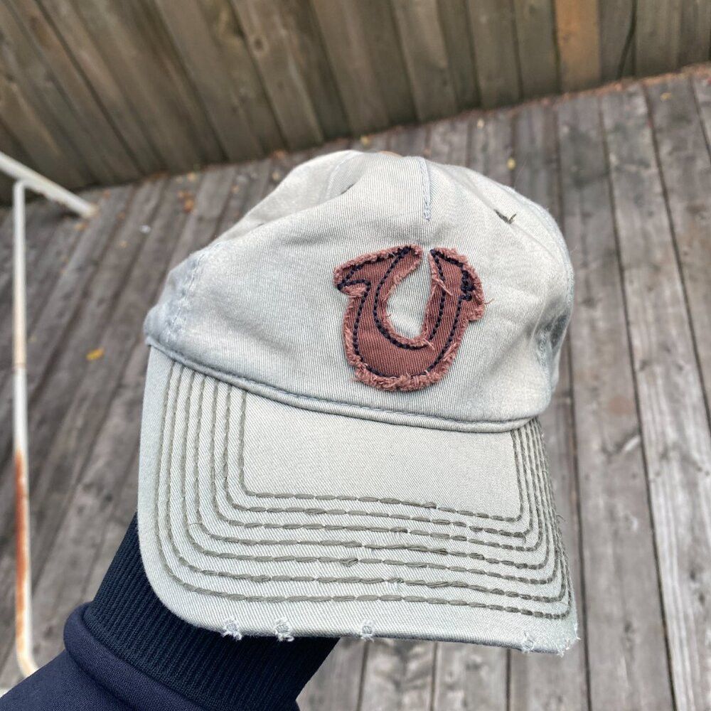 True Religion Vintage True Religion Y2K Embroidered Baseball Cap Hat Dist Size ONE SIZE - 3 Thumbnail