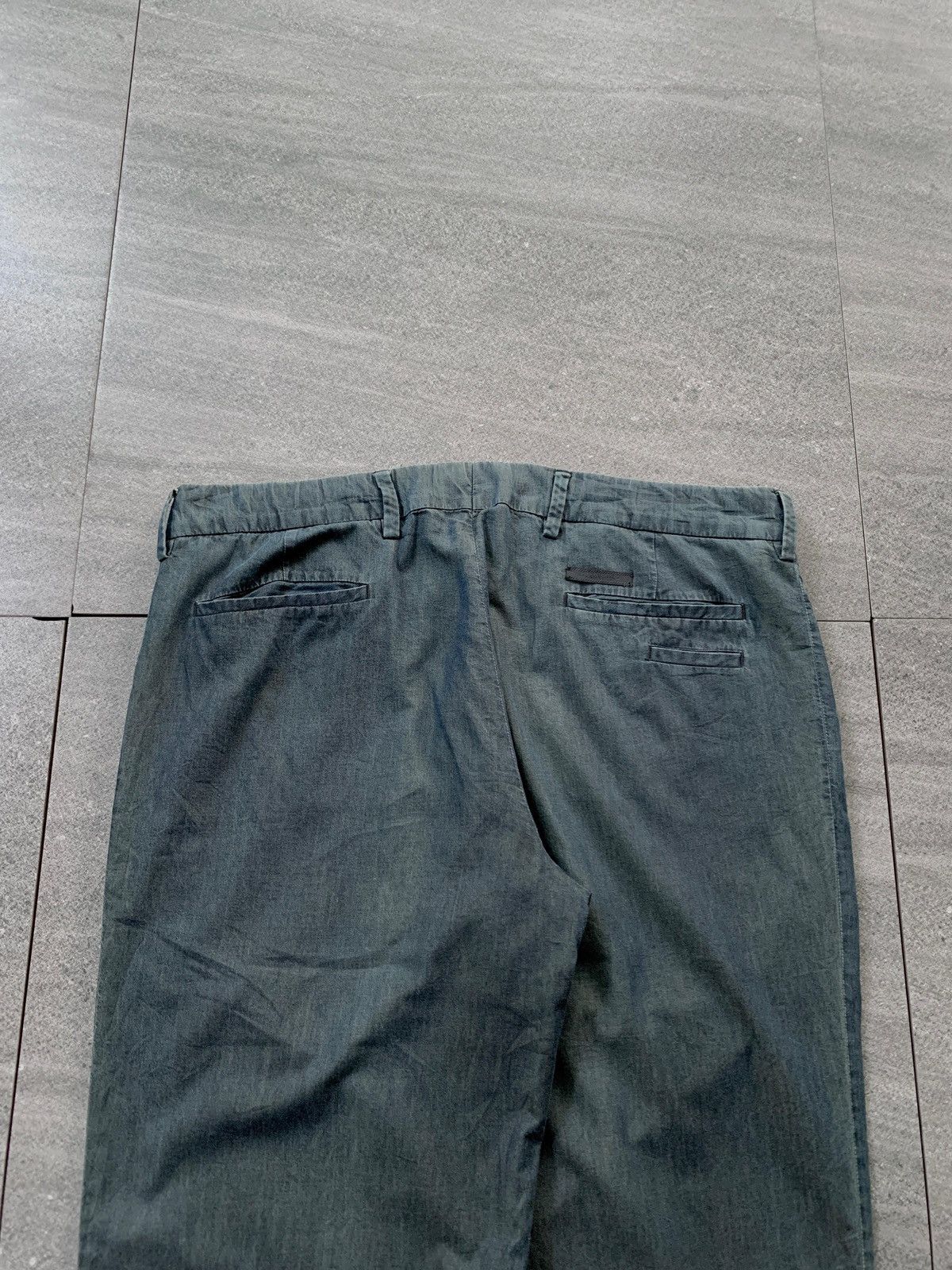 Prada FREE TAX! Washed Effect Loose Trousers Size US 33 - 5 Thumbnail
