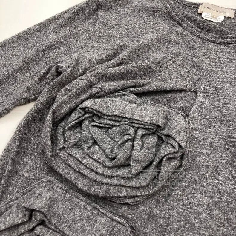 Comme des Garcons Comme des Garcons Three-dimensional Rose Lace Design Top Size M / US 6-8 / IT 42-44 - 5 Thumbnail