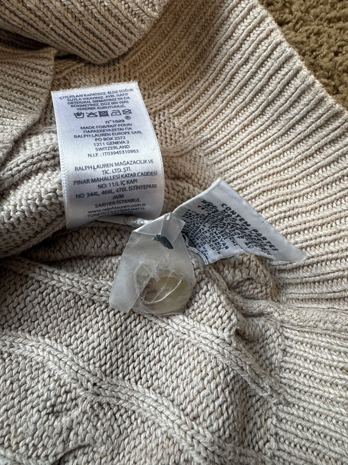 Polo Ralph Lauren Polo Ralph Lauren cable knit quarter button sweater Size US XL / EU 56 / 4 - 5 Thumbnail