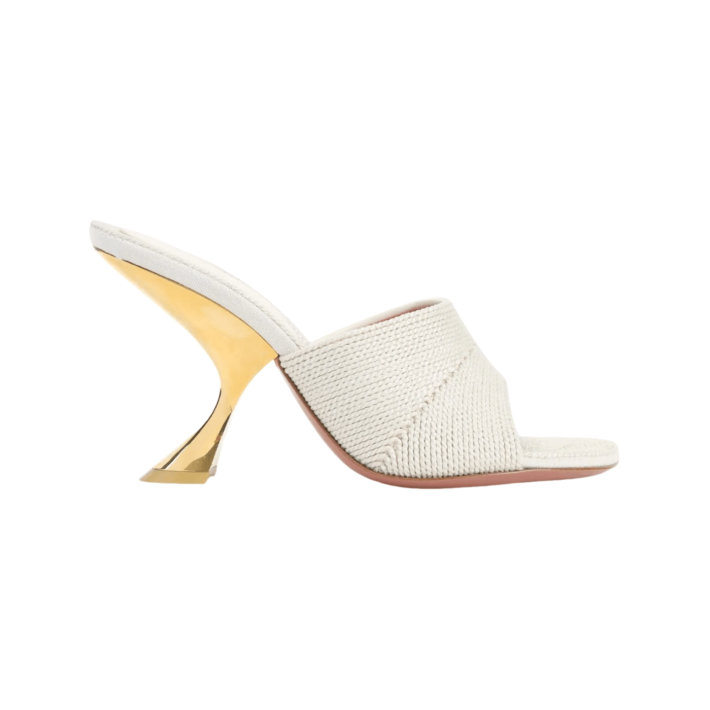 AMINA MUADDI Taylor 90 Beige Sandals New & Authentic