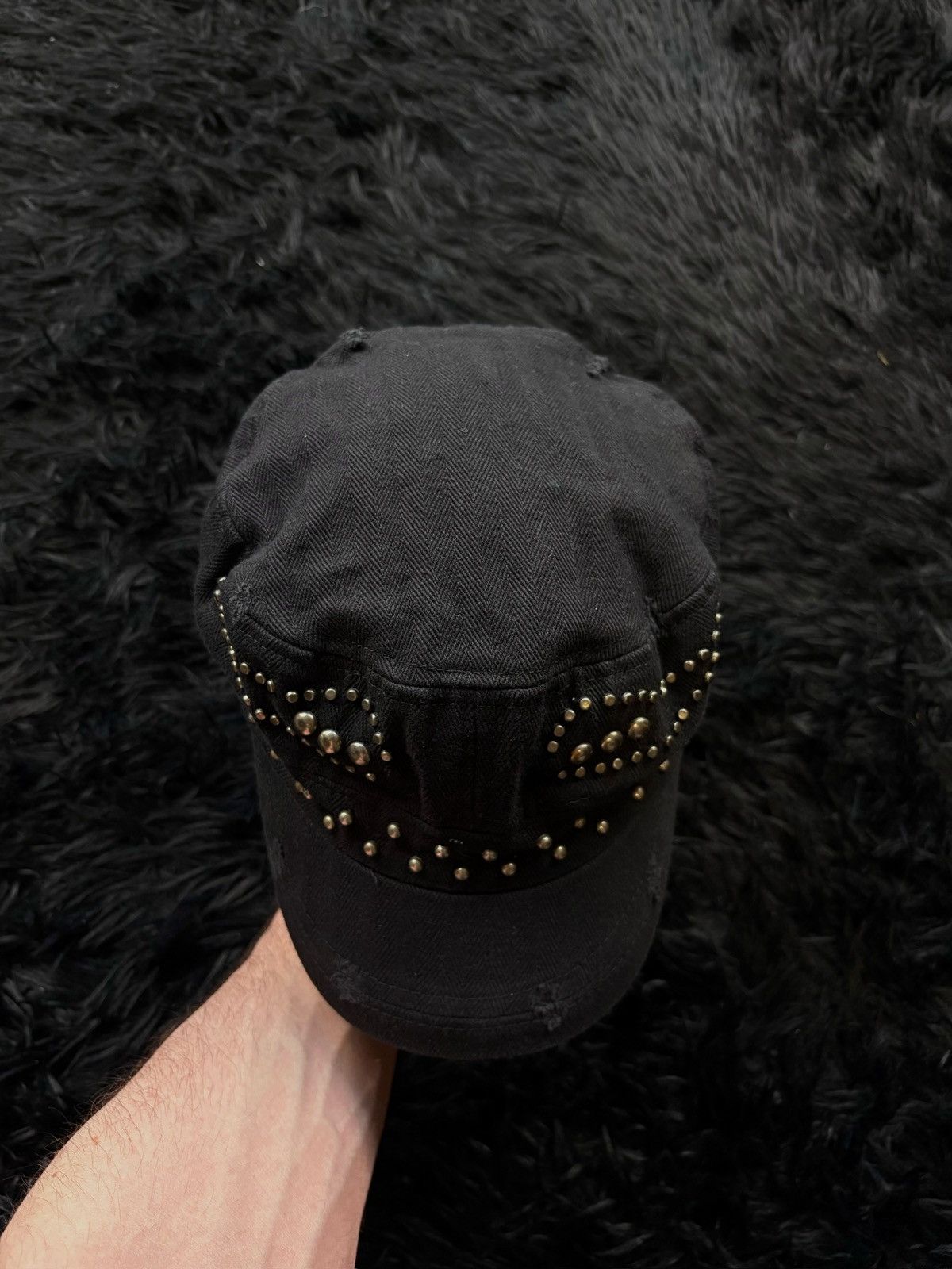 Le Grande Bleu (L.G.B.) LGB Style Archive Avant Garde Military Cap Hat Size ONE SIZE - 7 Thumbnail