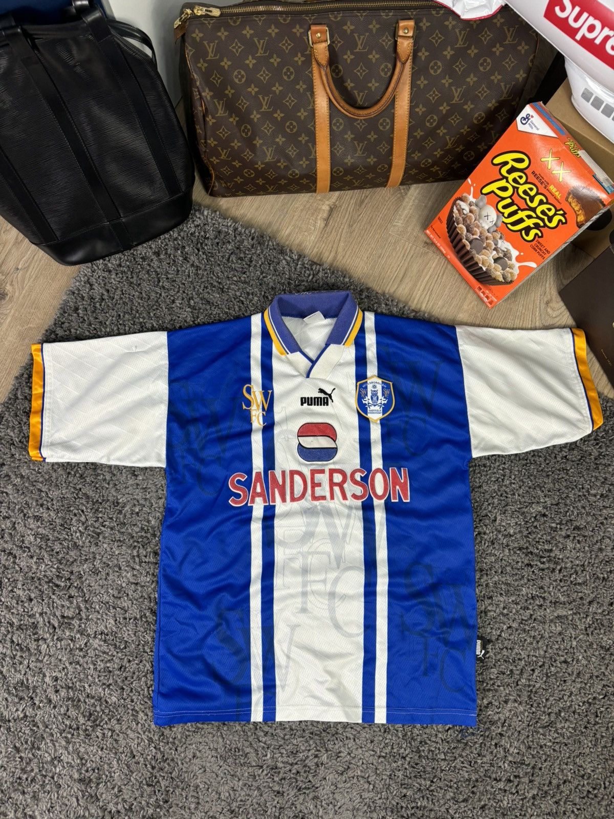 Puma × Vintage Vintage Puma Sheffield Wednesday FC 1995/97 football shirt Size US L / EU 52-54 / 3 - 1 Thumbnail