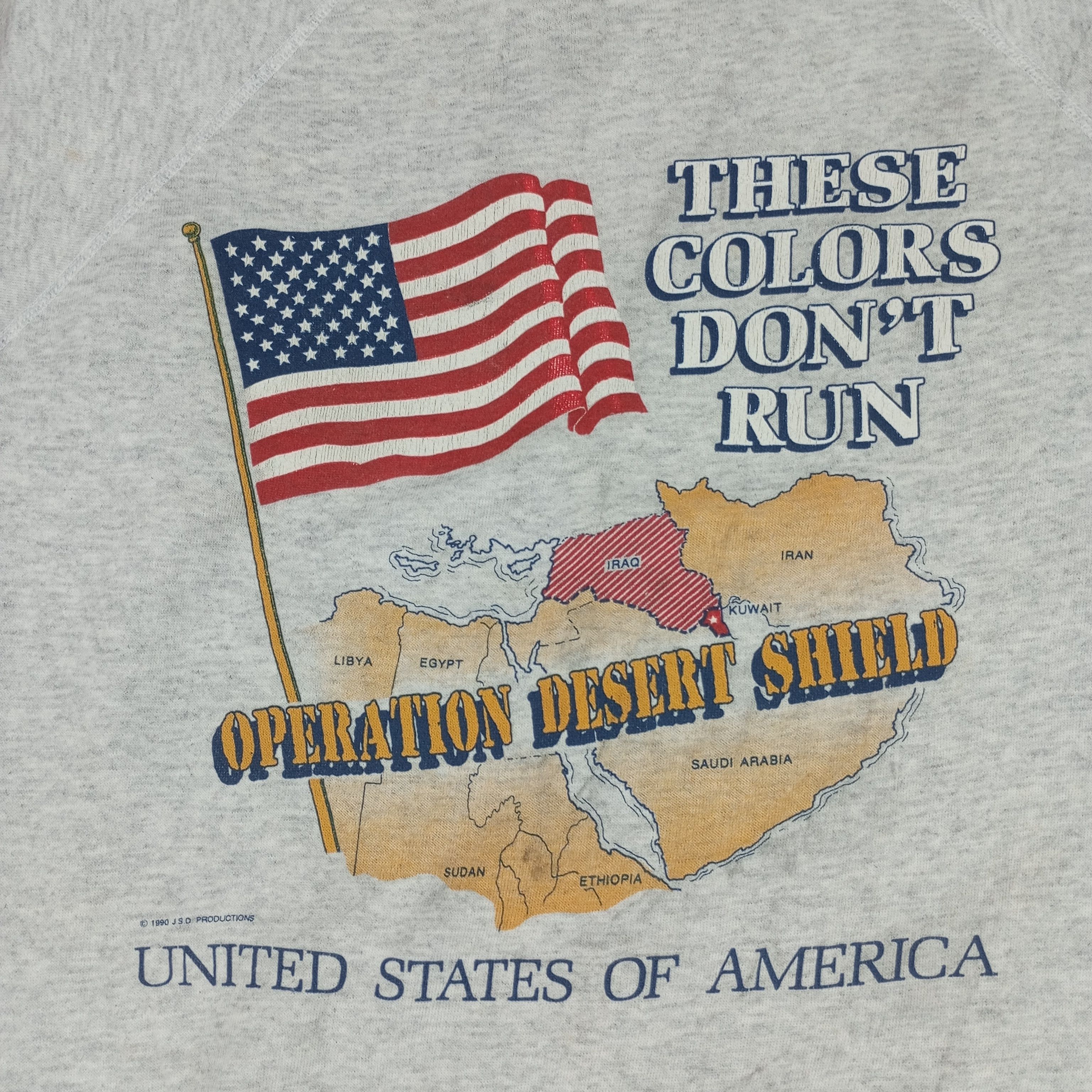 Vintage United State Of America Vintage Sweatshirt Size US M / EU 48-50 / 2 - 2 Thumbnail