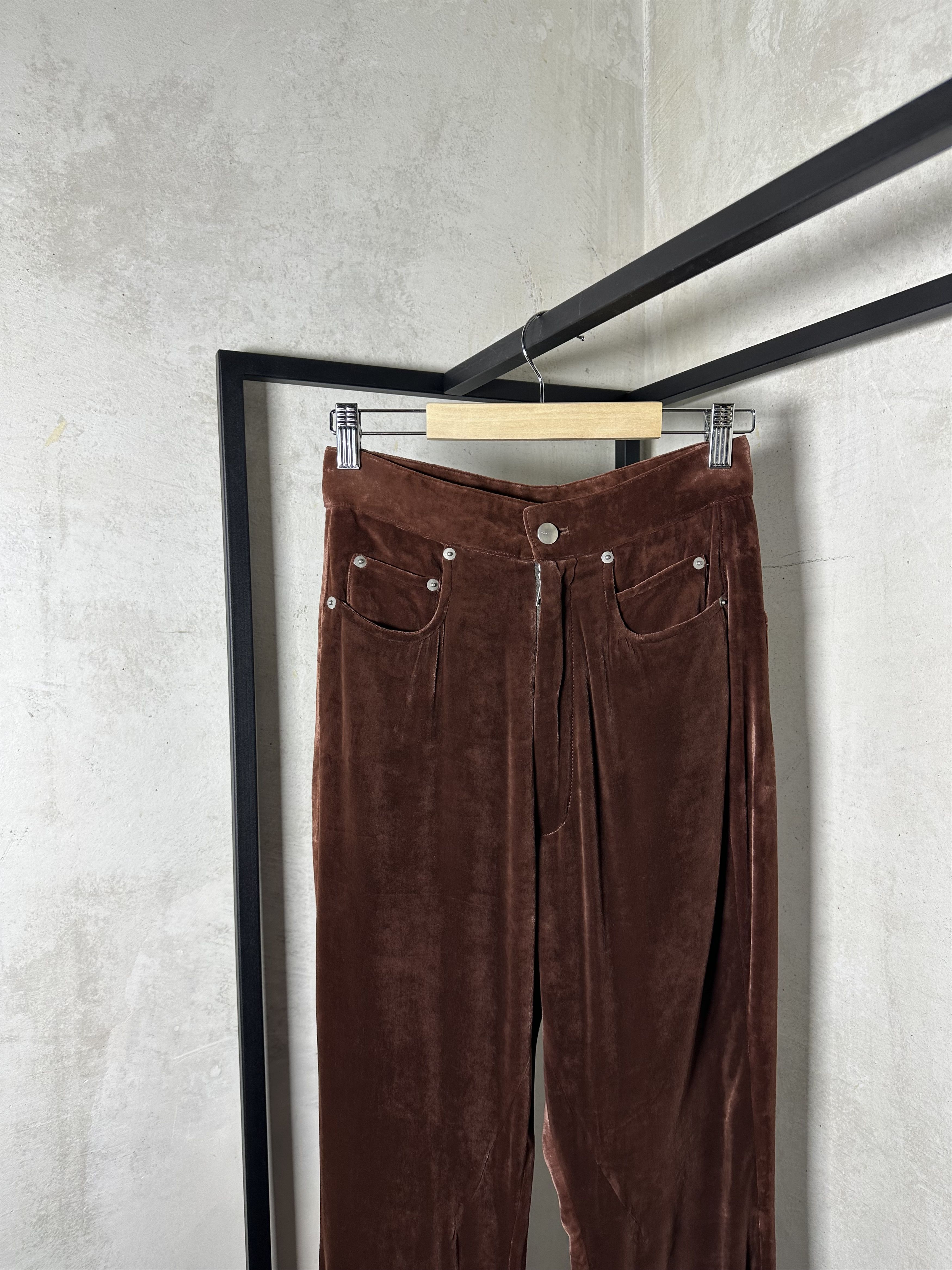 Rick Owens Rick Owens Brown Bolan Bootcut Trousers Size 26" / US 2 / IT 38 - 9 Thumbnail