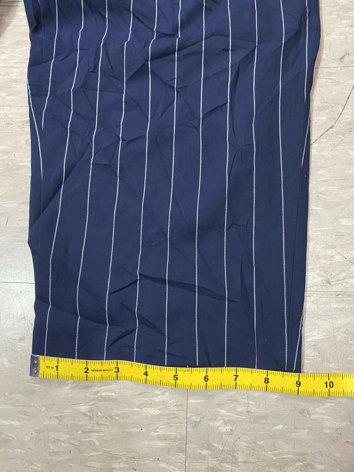 GU × Japanese Brand × Maison MIHARA YASUHIRO Miharayasuhiro X GU baggie stripe pants Size US 35 - 14 Thumbnail