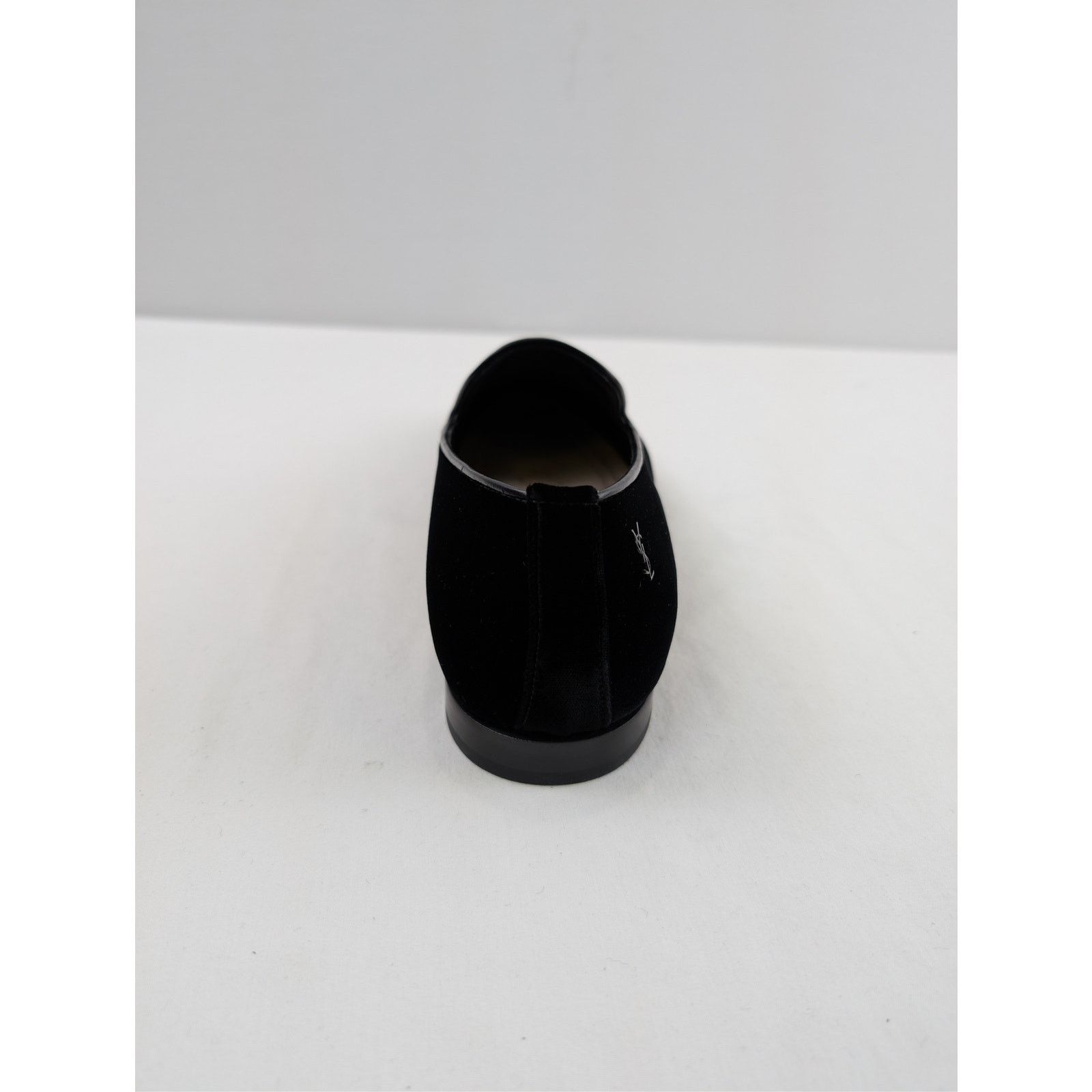 Saint Laurent Paris o1rshd1 velvet slip-on loafers shoe in Black Size US 8 / EU 41 - 15 Thumbnail