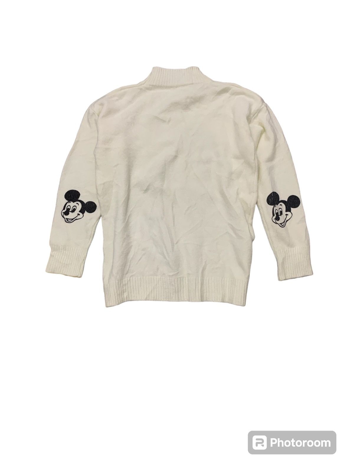 Aran Isles Knitwear × Handmade × Mickey Mouse Knit jumper Mickey mouse Bigprint (A) Size US S / EU 44-46 / 1 - 2 Thumbnail