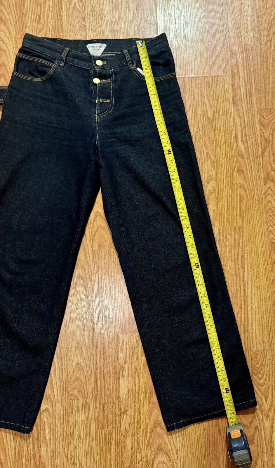 Bottega Veneta Bottega Veneta SS 2020 Carpenter Jeans Dark Wash Daniel Lee Size 38" / US 16 / IT 52 - 4 Thumbnail