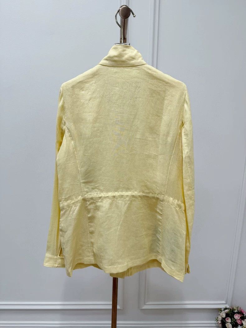 Loro Piana Loro Piana Traveller Yellow Linen Jacket-2508 Size US M / EU 48-50 / 2 - 3 Thumbnail