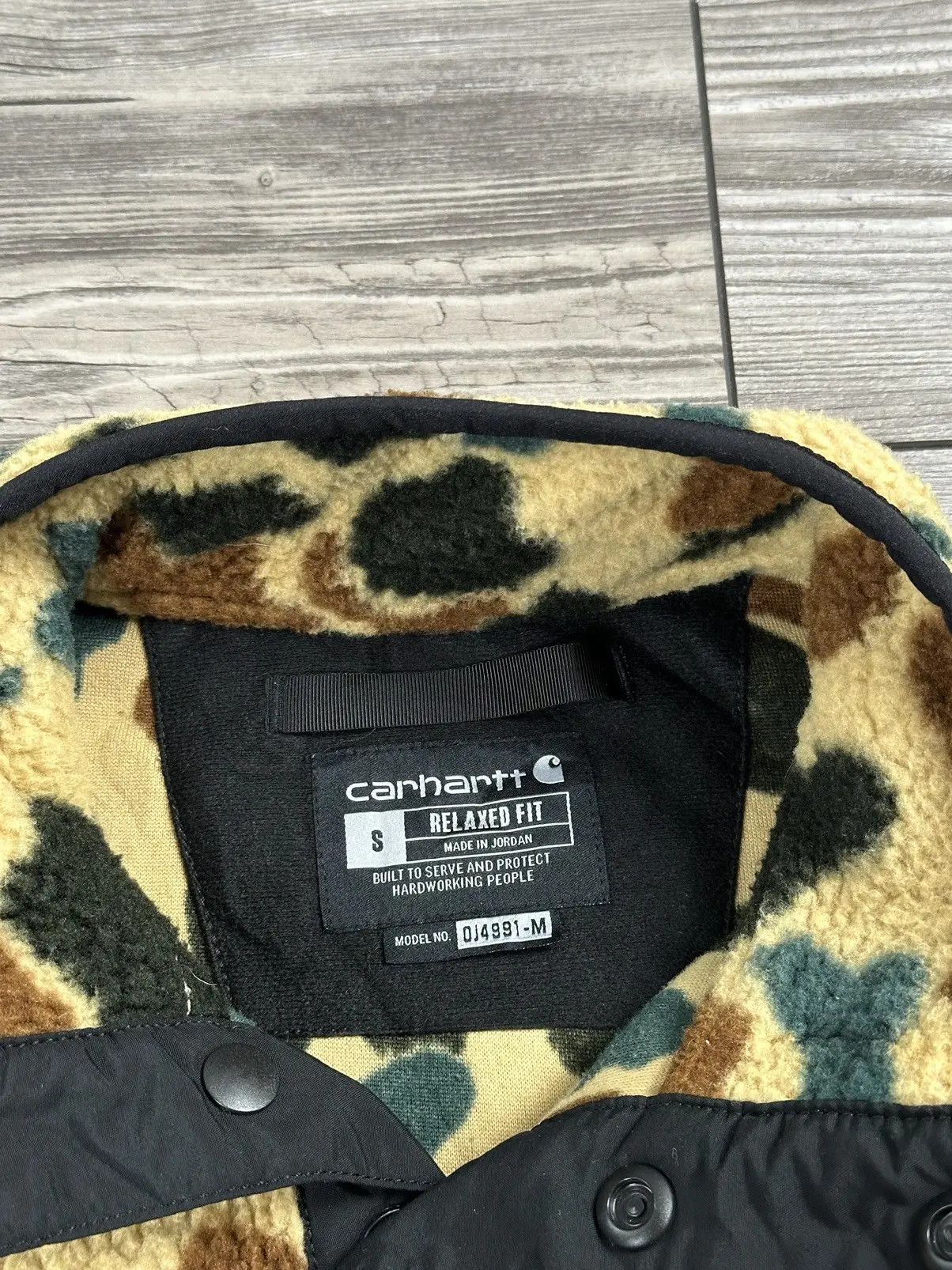 Carhartt × Vintage Carhartt Duck Camo Fleece Size US S / EU 44-46 / 1 - 2 Thumbnail