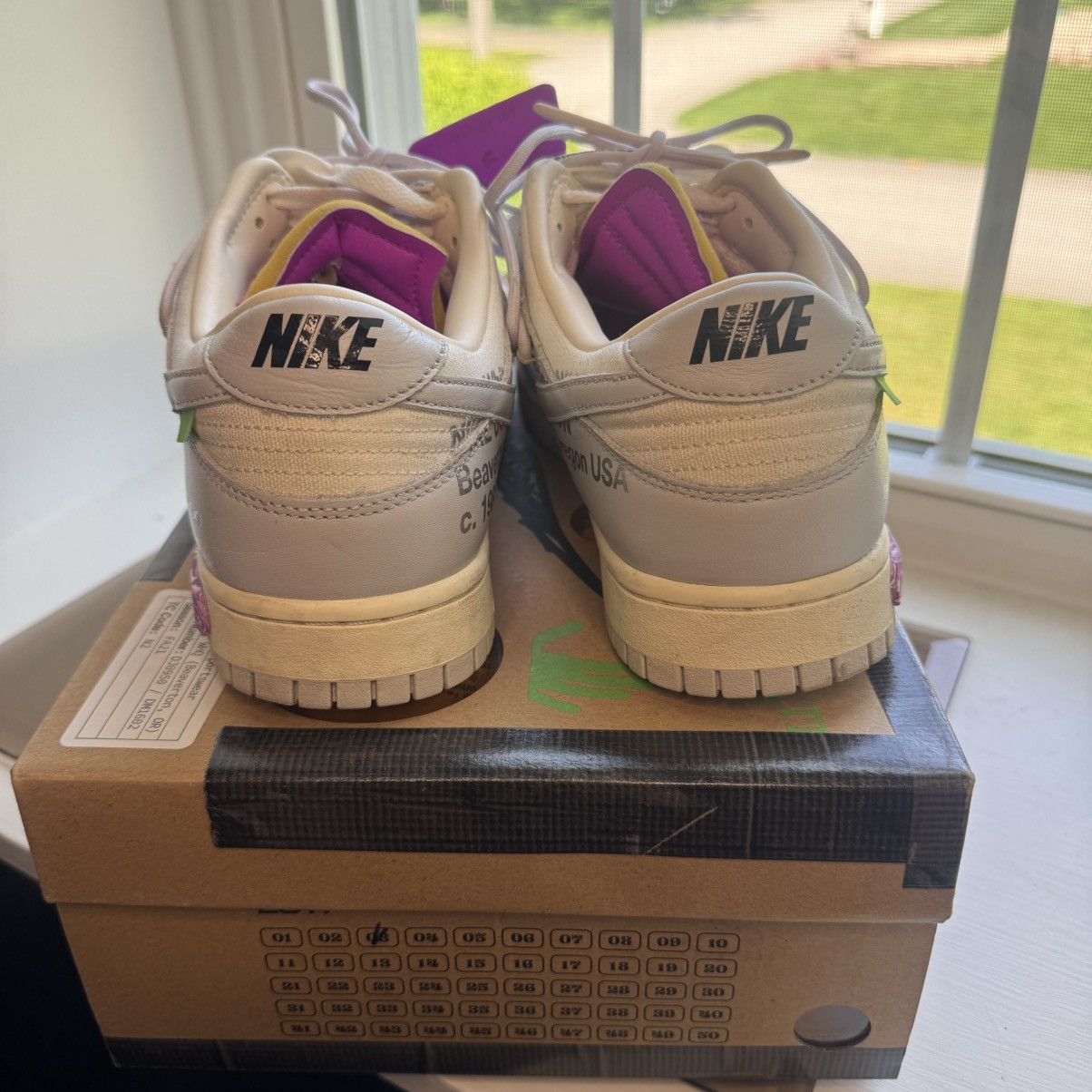 Off-White Nike Dunk Low Off-White Lot 3 Size US 11 / EU 44 - 4 Thumbnail