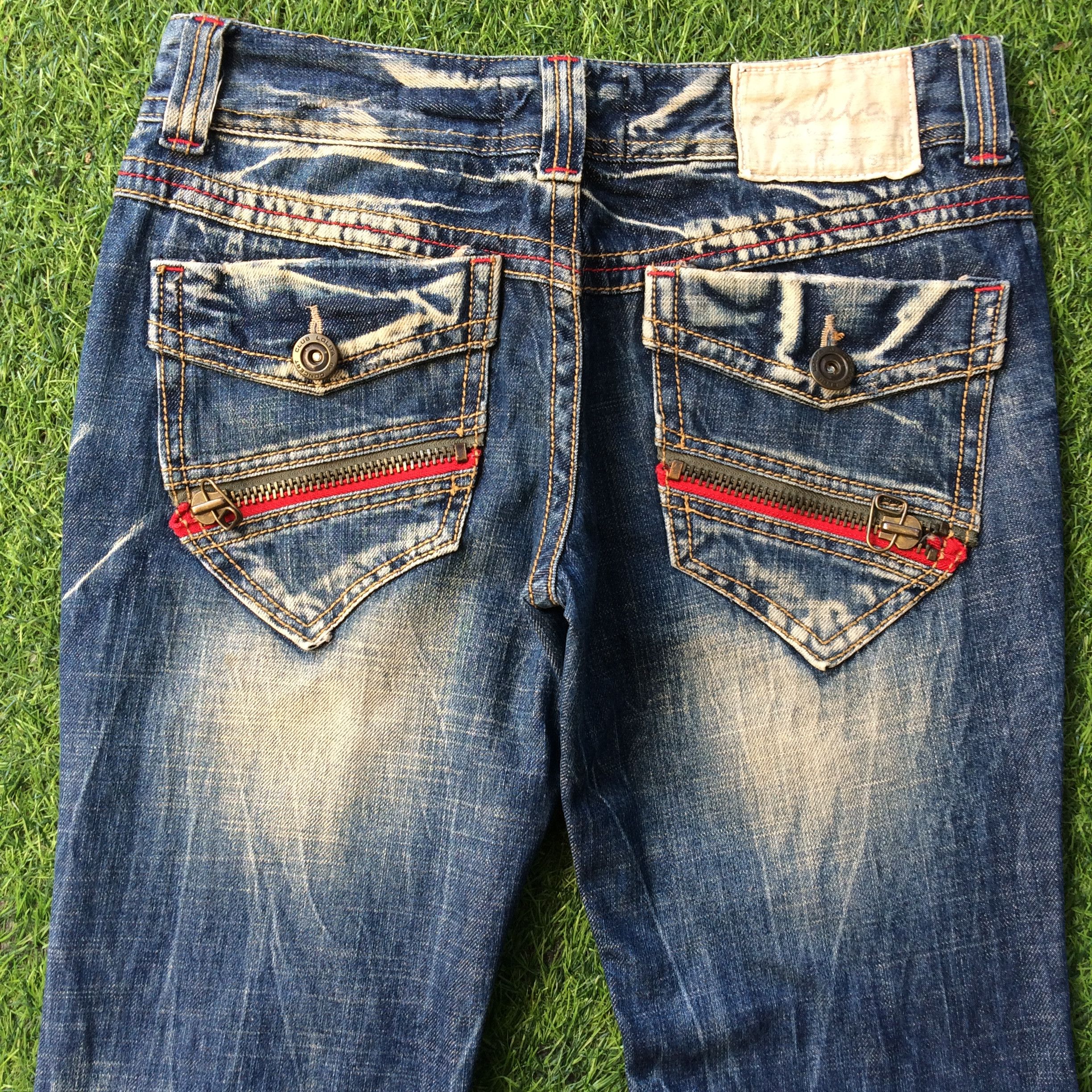 Japanese Brand × Jean Japanese Distressed Flare Jeans #D-640 Size 27" / US 4 / IT 40 - 4 Thumbnail