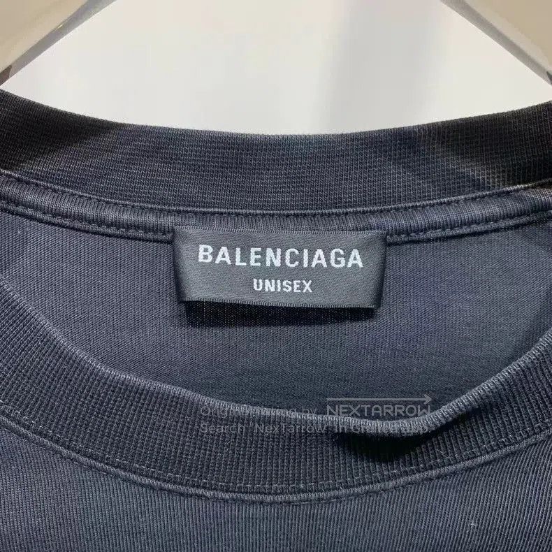 Balenciaga Balenciaga New Logo Print Short Sleeve T-shirt. Size US M / EU 48-50 / 2 - 2 Thumbnail