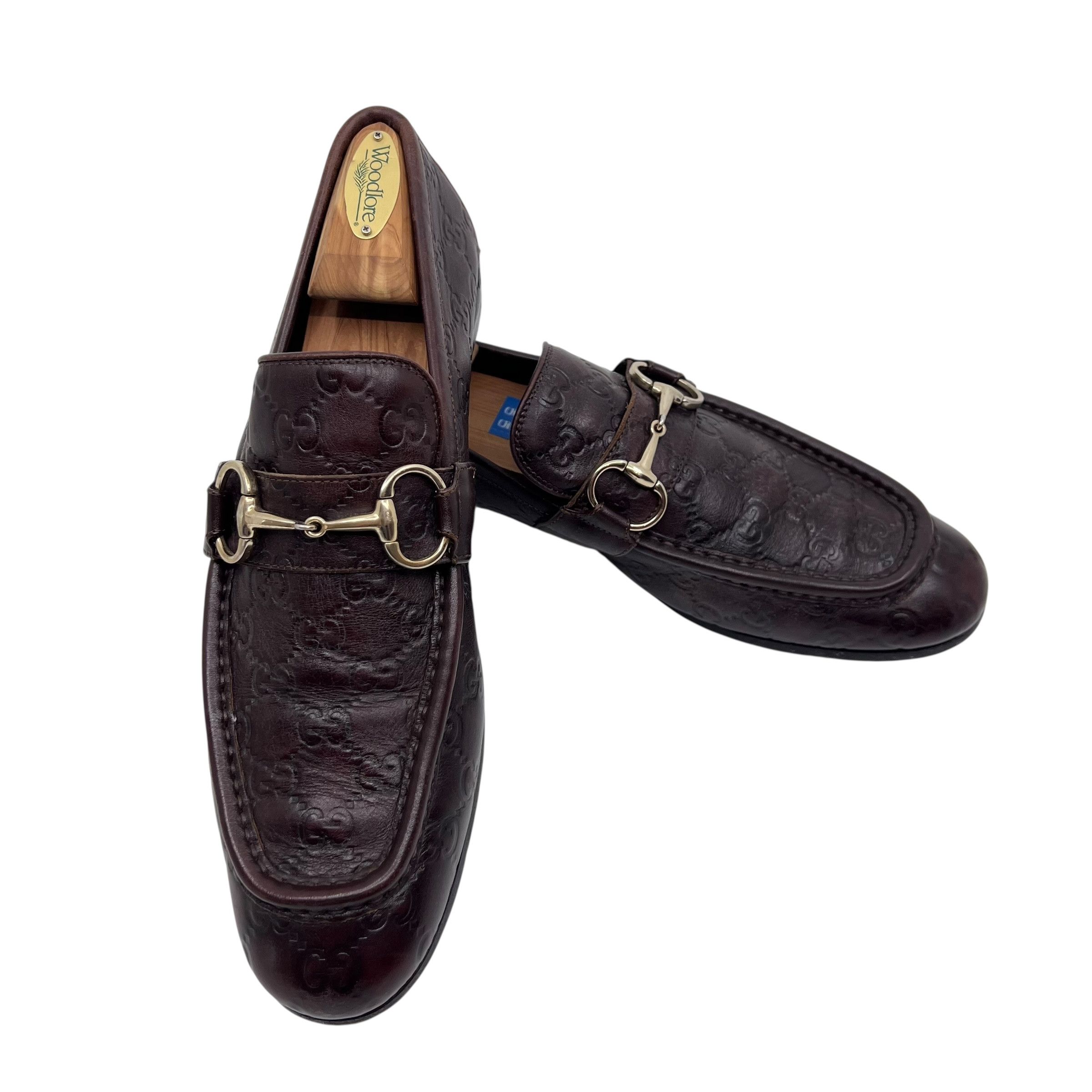 Gucci VTG Guccissima Horsebit Loafer Tom Ford Era GG Monogram Embossed Size 41.5 Gucci Gucci Tom Ford Era Loafers GG Monogram Embossed  main image 2