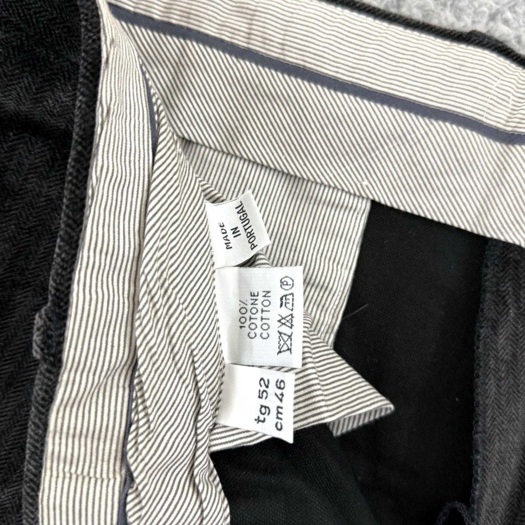 Ermenegildo Zegna VINTAGE Ermenegildo Zegna Pants Mens 36x31 Black Velvet High Rise Classic Fit Trousers Size US 36 / EU 52 - 6 Thumbnail