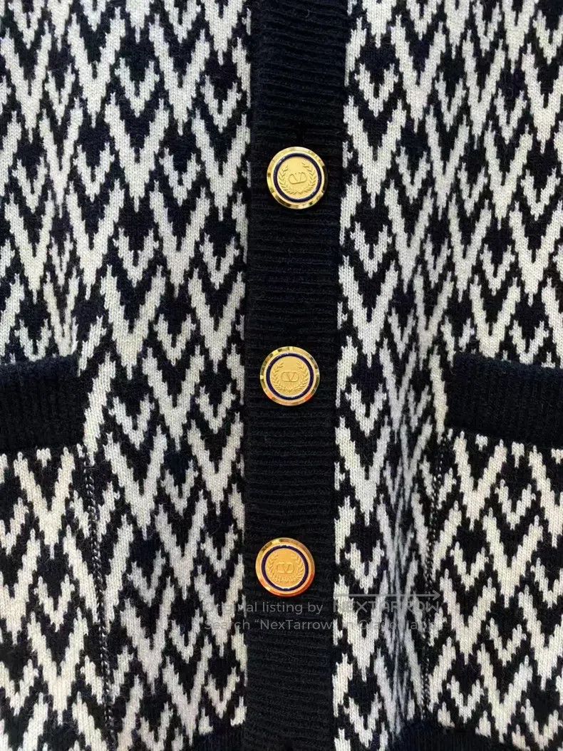 Valentino Valentino Wool knitted cardigan Size S / US 4 / IT 40 - 4 Thumbnail