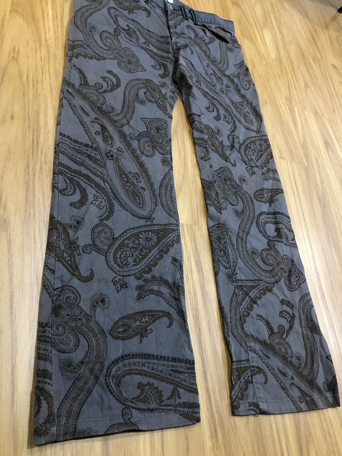 Japanese Brand Kei Hayama Plus Japanese Paisley Pant Size US 30 / EU 46 - 4 Thumbnail
