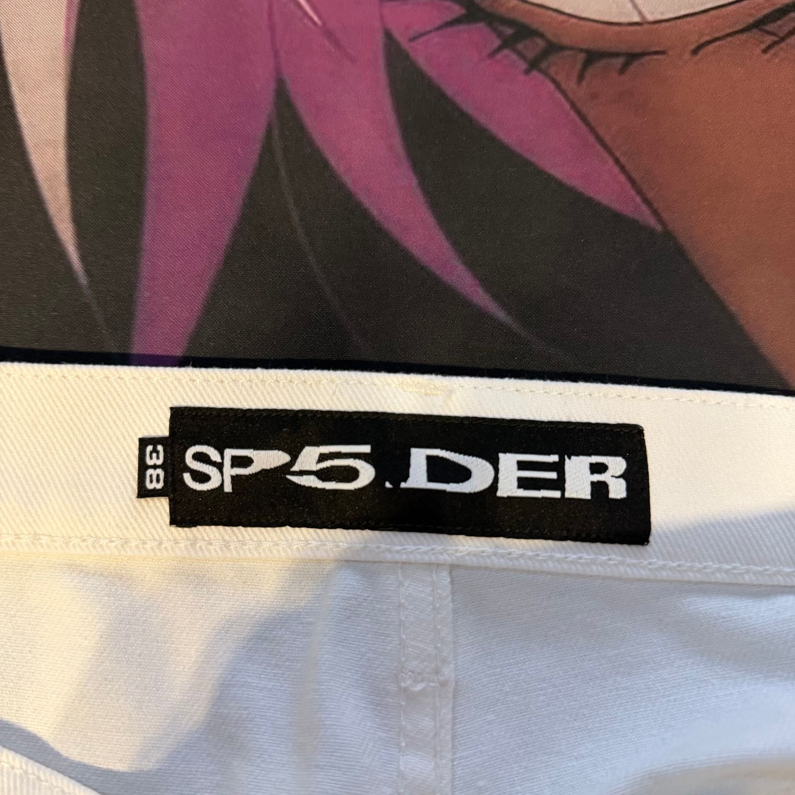 Sp5der Sp5der Crotch Logo Spellout Jean Short Size US 38 / EU 54 - 3 Thumbnail