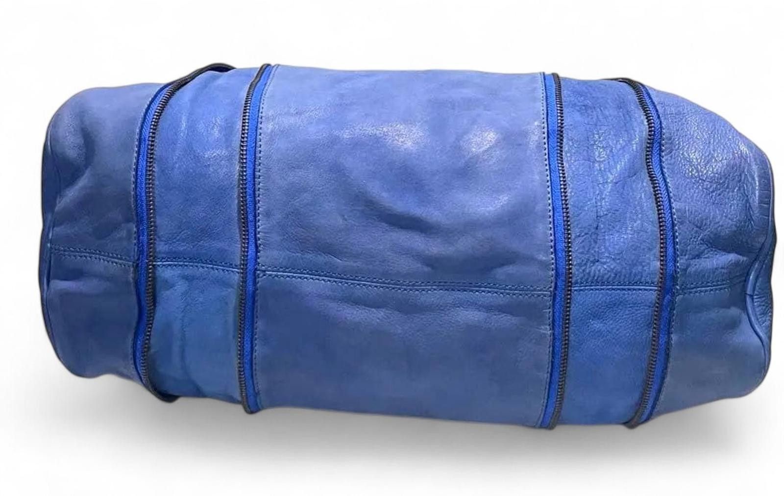 Zadig & Voltaire Zadig & Voltaire - Blue Leather Handbag Gold Hardware Size ONE SIZE - 4 Thumbnail