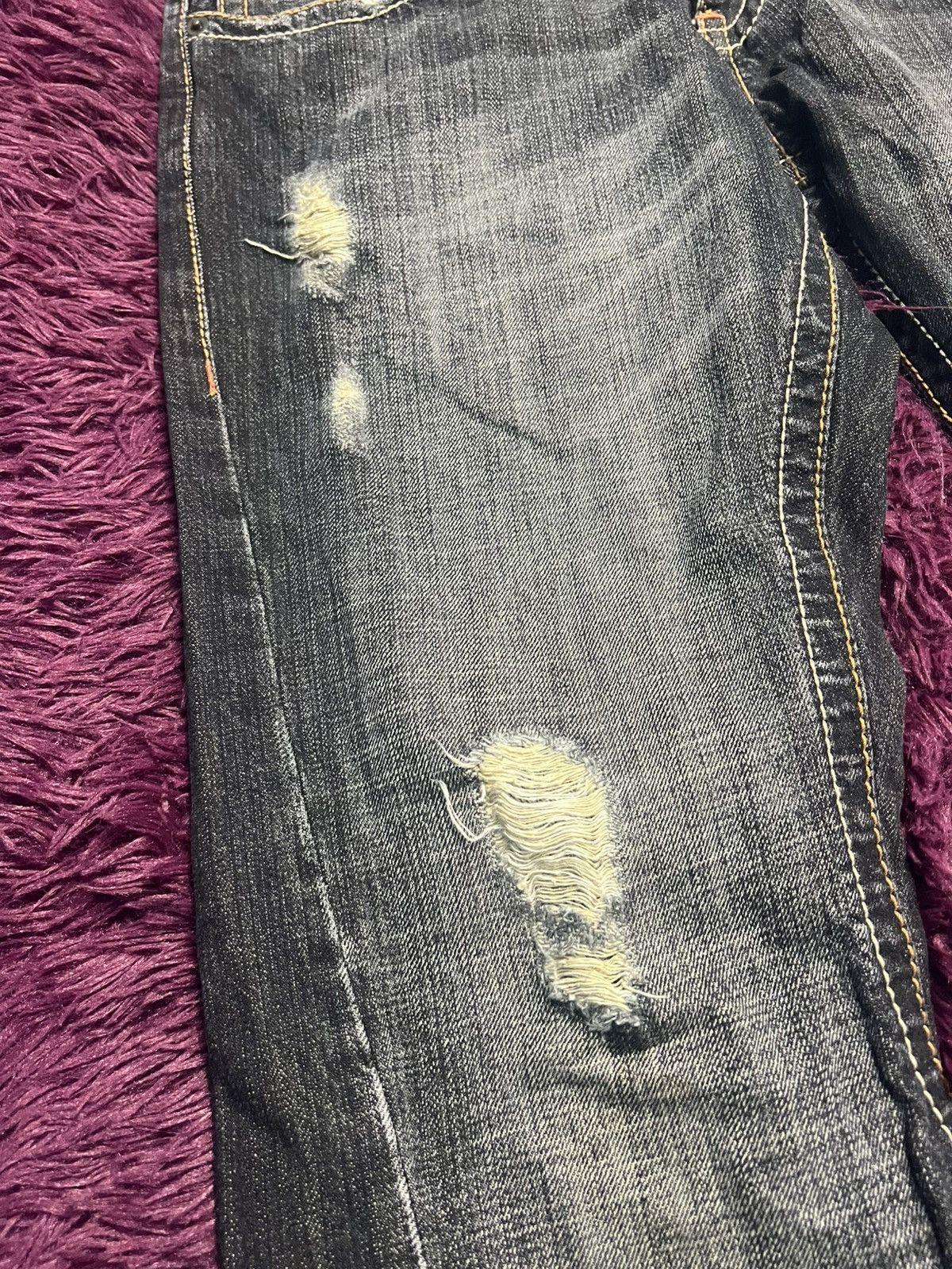 semanticdesign Archive Semantic Design Distressed Flared Denim (45) Size 34" / US 12 / IT 48 - 6 Thumbnail