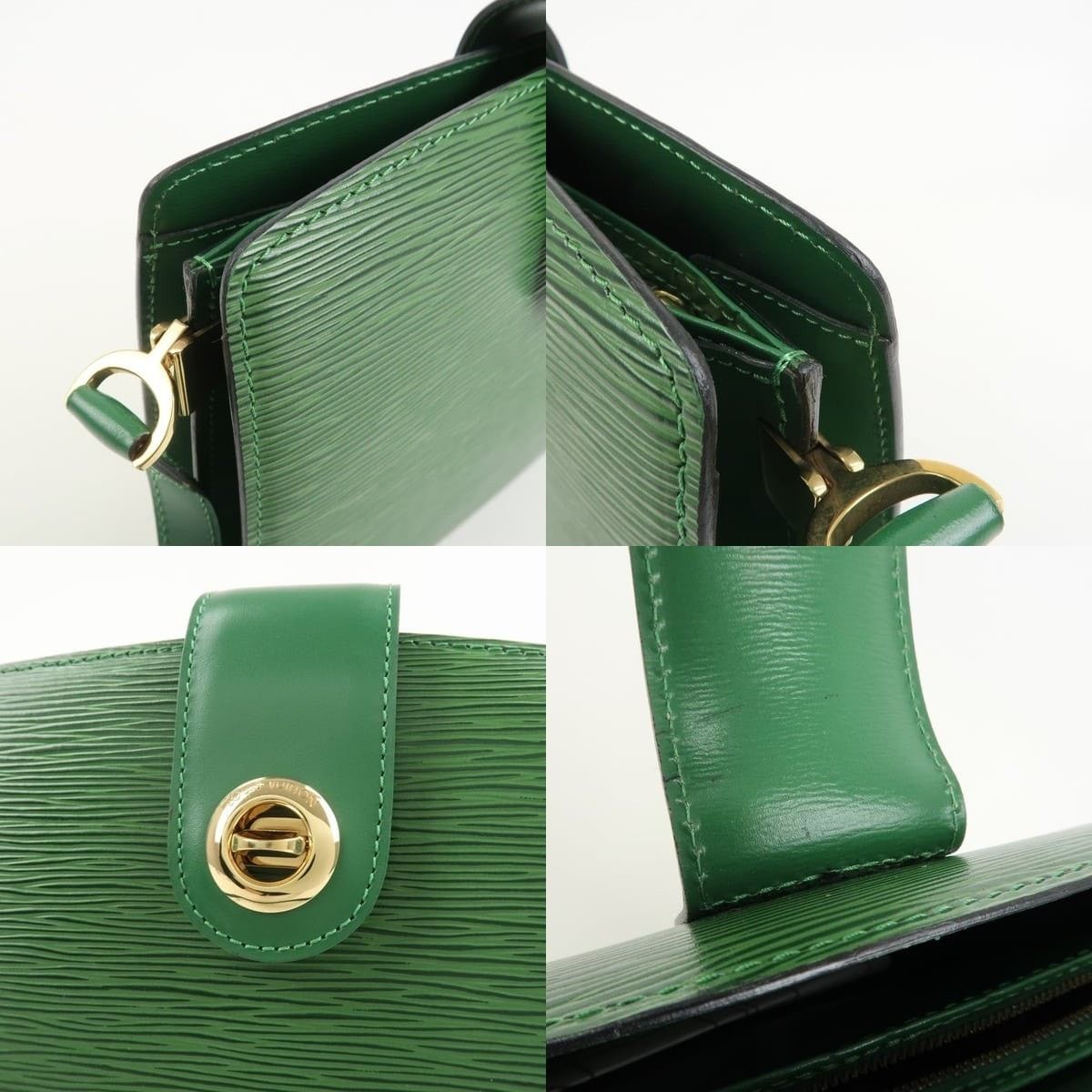 Louis Vuitton Louis Vuitton Epi Capucines Shoulder Bag Leather Green Size ONE SIZE - 6 Thumbnail