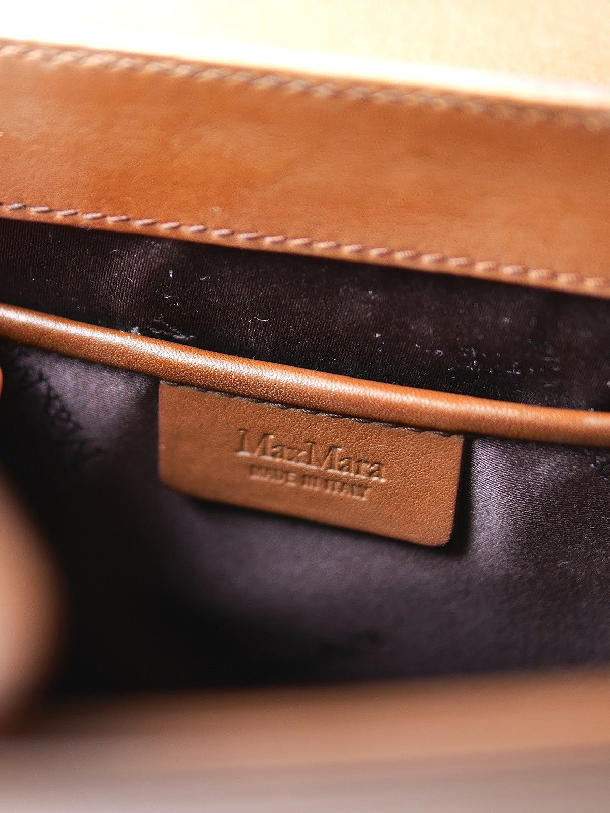 Max Mara Max Mara leather 2way shoulder handle bag Size ONE SIZE - 14 Thumbnail