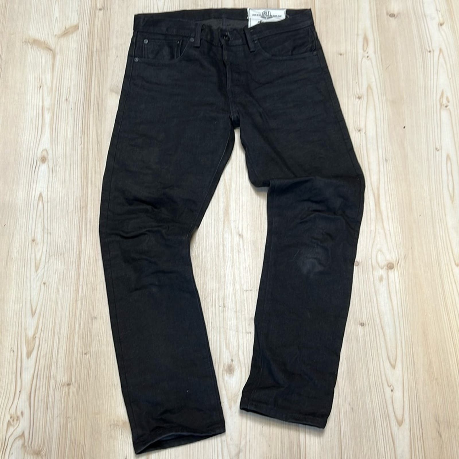 image of Rogue Territory Black Selvedge Denim Jeans, Men's (Size 31)