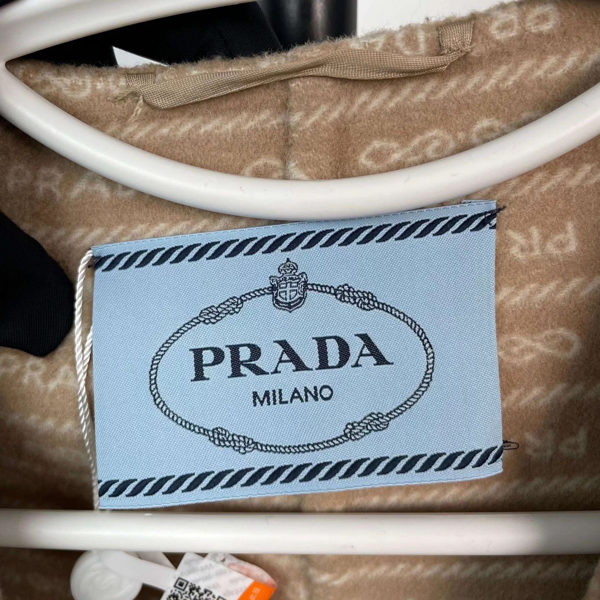 Prada Prada cashmere short coat 38 camel Size S / US 4 / IT 40 - 5 Thumbnail