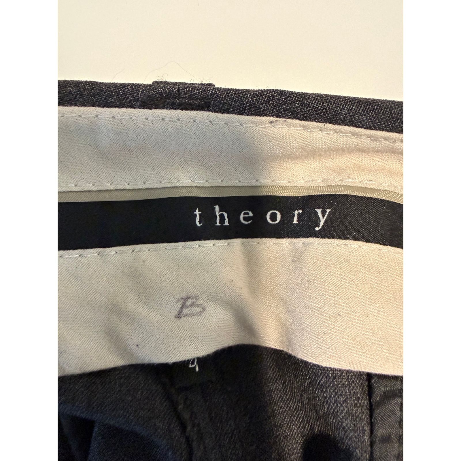 Theory Theory Charcoal Gray Flare Leg Pants Women Size 4 - B020 Size 27" / US 4 / IT 40 - 6 Thumbnail