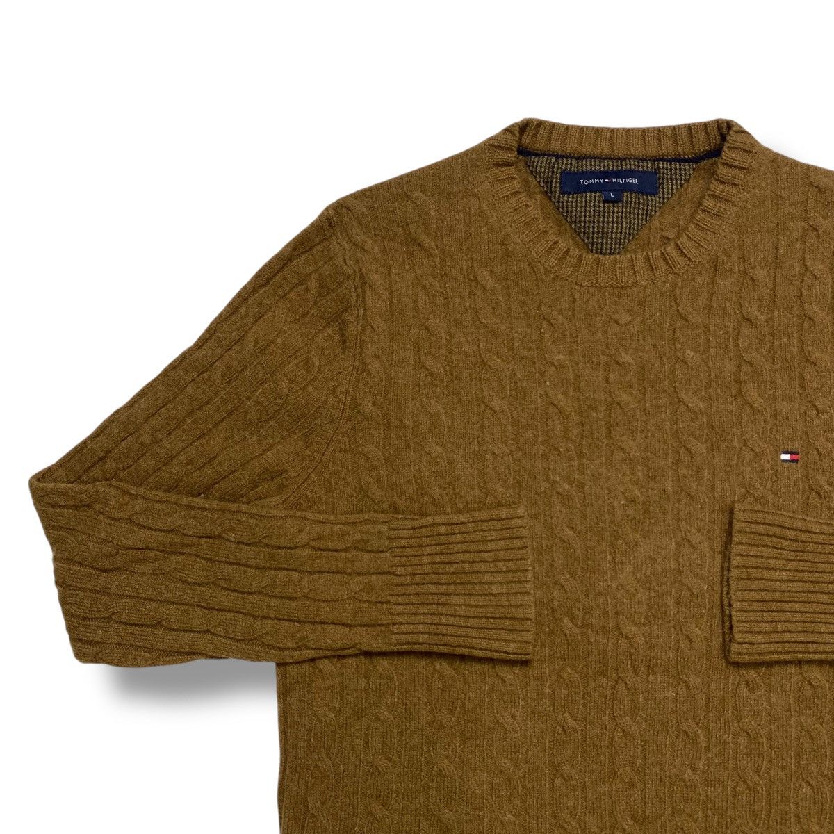 Tommy Hilfiger Vintage Tommy hilfiger cable knitwear Size L / US 10 / IT 46 - 2 Thumbnail