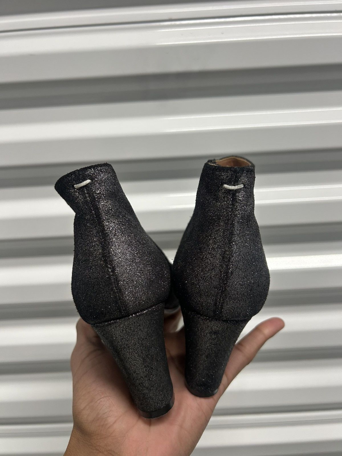 Maison Margiela Maison margiela Open Toes Glitter Heels Size US 6.5 / IT 36.5 - 4 Thumbnail