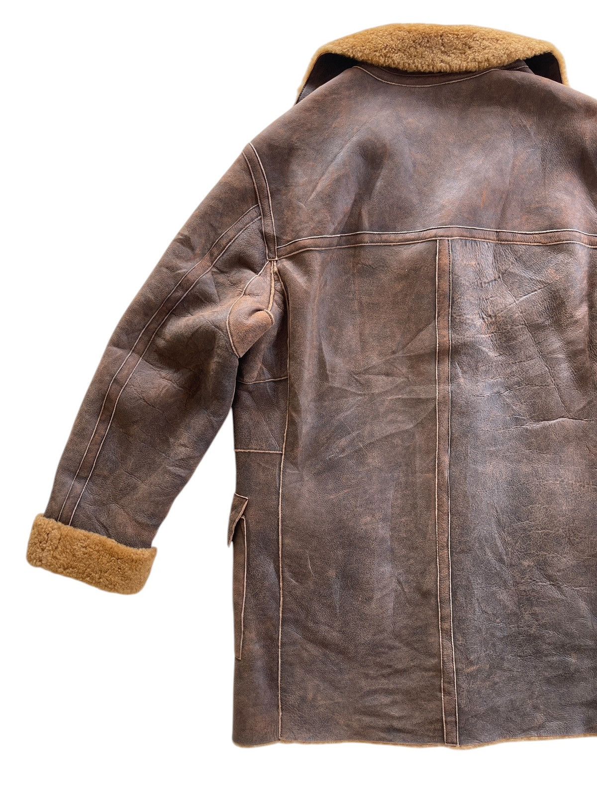 Vintage Opifix Sheepskin Shearling Jacket Size US M / EU 48-50 / 2 - 8 Thumbnail
