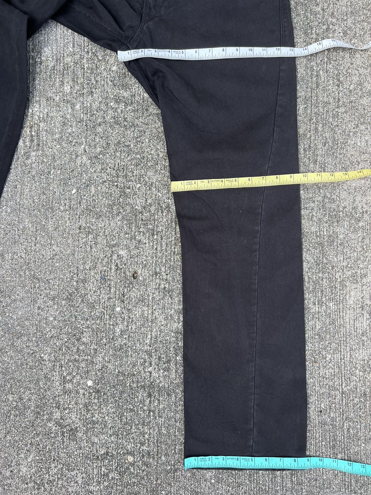 Levi's Vintage 2004 Levi’s Engineered Super Black Denim Jeans Size US 34 / EU 50 - 4 Thumbnail