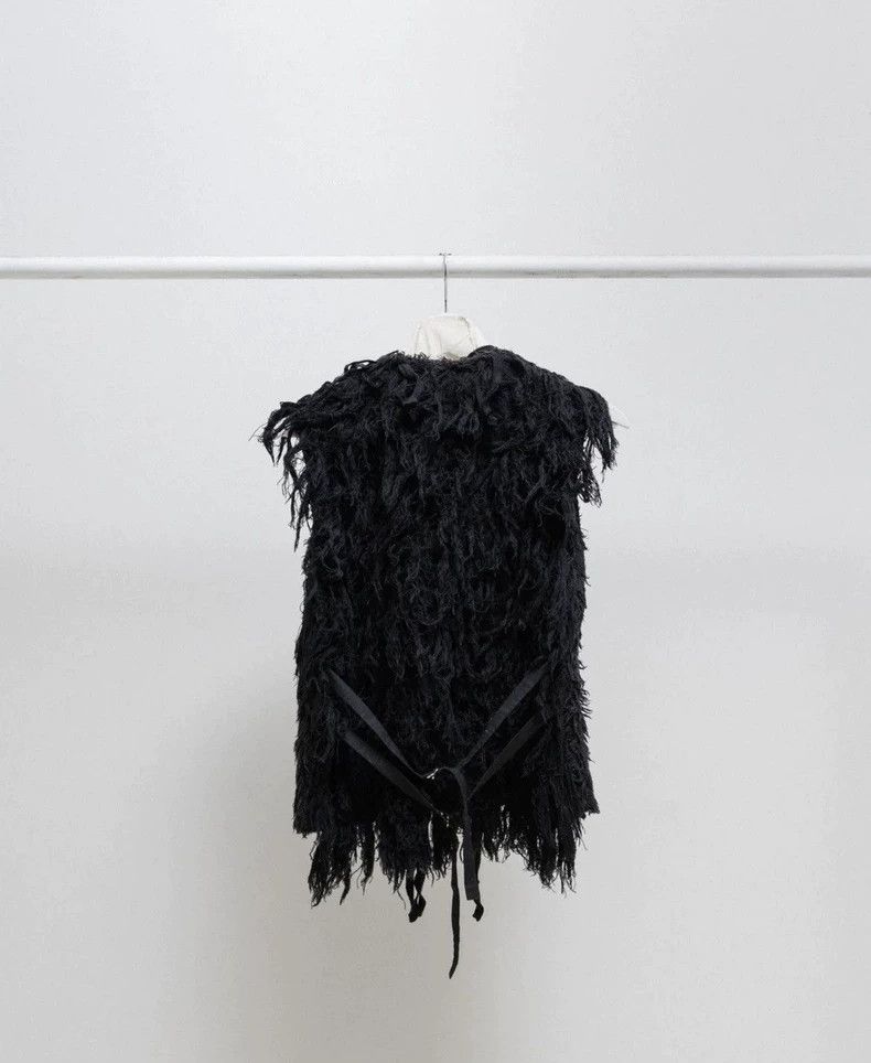 UNDERCOVER size 2 06 SS « T » Fur Vest Jacket 2505-Nextarr