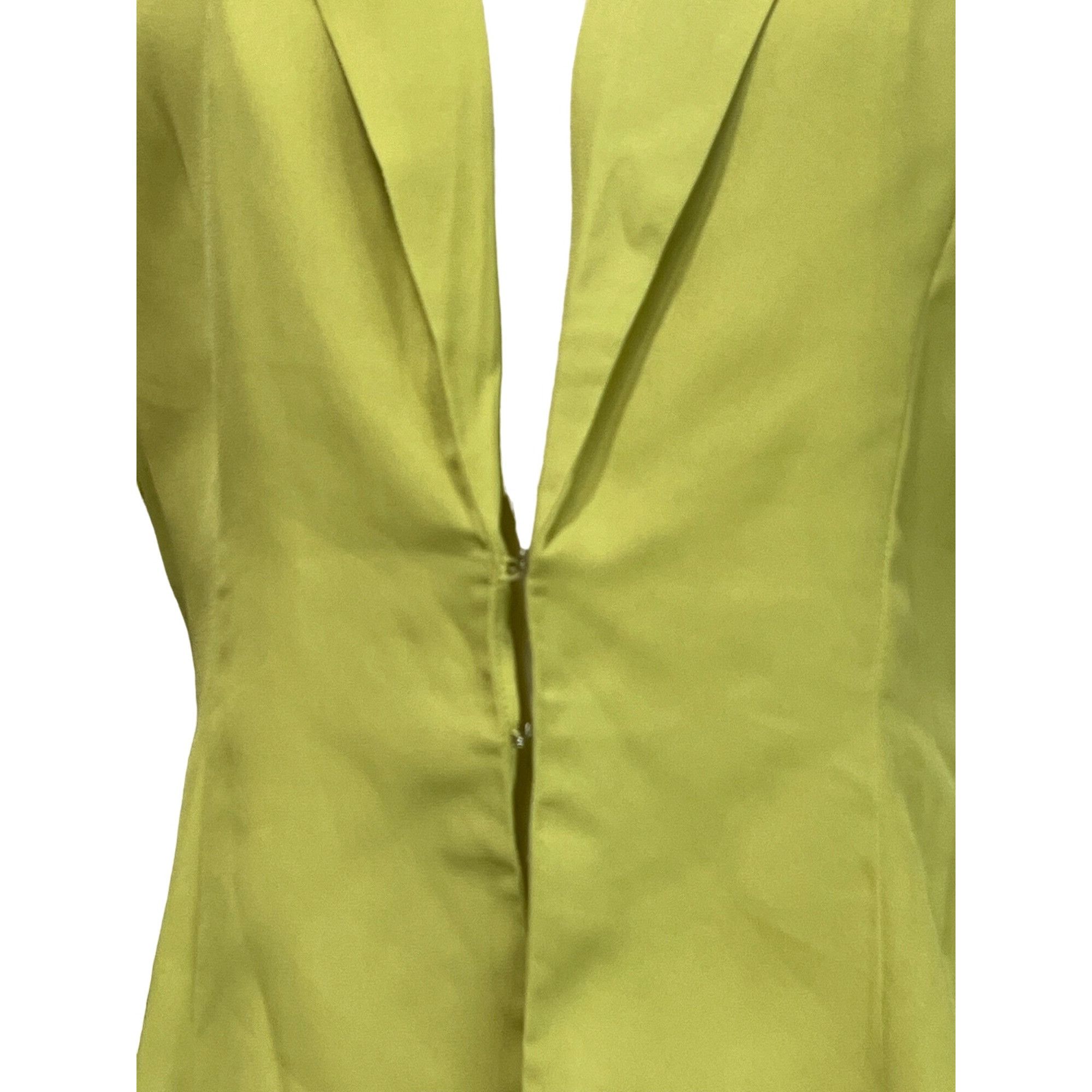 Other Lumiere Women’s Notched Collar Chiffon Top, Avocado, Sz. S Size S / US 4 / IT 40 - 3 Thumbnail