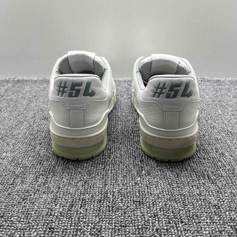 Louis Vuitton Louis Vuitton White Cement Trainer Sneakers -2505 Size US 9.5 / IT 39.5 - 3 Thumbnail